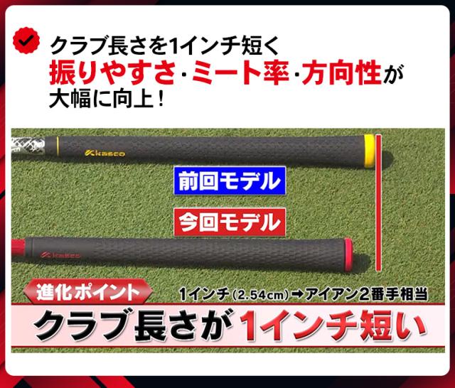 キャスコ ゴルフ K2K MAX ワンレングス ユーティリティー 3本組 日本製