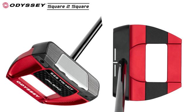 【USモデル】オデッセイ Square 2 Square TRI-HOT JAILBIRD パター ストロークラボ120 BLACK スチールシャフト【即納】_1