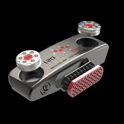 バーク ゴルフ 3D Gecko D21 プランバーズ ネック パター シルバー【即納】_5