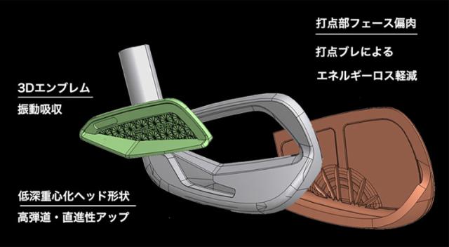 ホンマ ゴルフ BERES10 3Sグレード アイアン単品 ARMAQ FLIGHT 3S カーボンシャフト_4