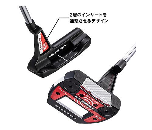 オデッセイ Ai-DUAL TRI-BEAM 2-BALL パター【即納】_9