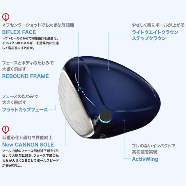 【レディース】ダンロップ ゼクシオ13 インターナショナルモデル ユーティリティー XXIO MP1300LK カーボンシャフト パールホワイト【即納】_5