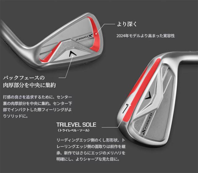 キャロウェイ Xフォージド アイアン単品 N.Sプロ モーダス3 ツアー105 スチールシャフト X FORGED【即納】_6