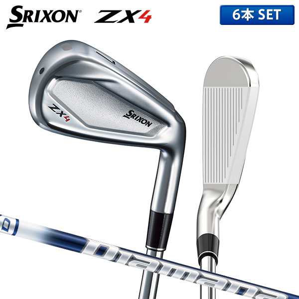 ダンロップ ゴルフ スリクソン ZX4 アイアンセット 6本組(5-P) Diamana ZX for IRON カーボンシャフト SRIXON ディアマナ【即納】