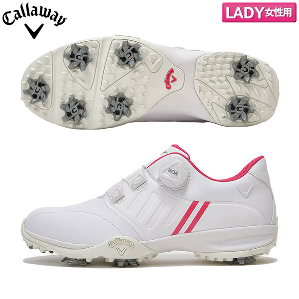 【レディース/送料無料】キャロウェイ エアロスポーツ C22996210 ソフトスパイク ボア ゴルフシューズ