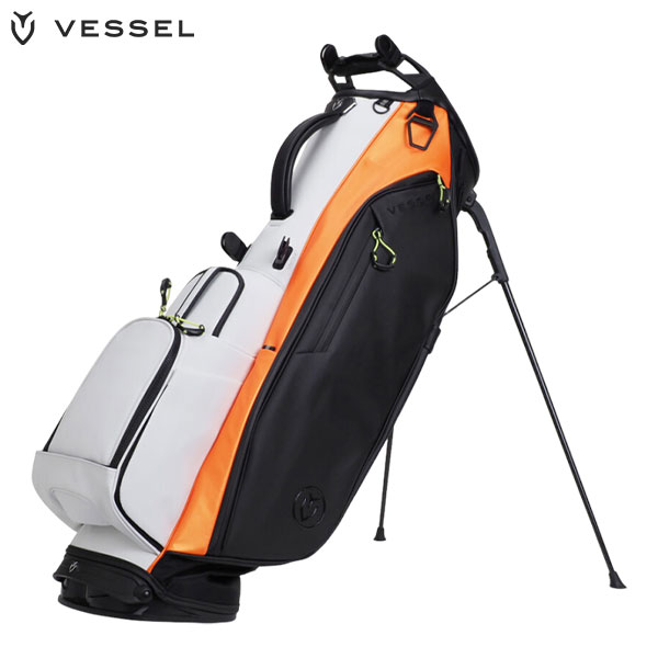 VESSEL PLAYER4.0 IRIDIUM キャディバッグ 8.5型 ベゼル PLAYER4.0 Single スタンド キャディバッグ IRIDIUMの