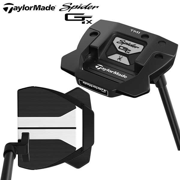 テーラーメイド ゴルフ スパイダーGTX ブラック トラスヒール パター KBS 120 BLACK STEPPED スチールシャフト  TaylorMade Spider GTX Truss BLACK TM1の通販はau PAY マーケット - テレ東アトミックゴルフ au PAY  マーケット店 | au PAY マーケット－通販サイト