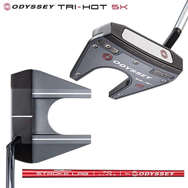 オデッセイ ゴルフ TRI-HOT 5K SEVEN S トライホット セブン #7 パター STROKE LAB 70C RED シャフト ODYSSEY ストロークラボ【即納】