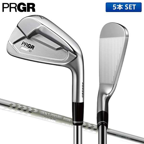 【極美品】PRGR 01アイアン 2023 5-P 6本セット