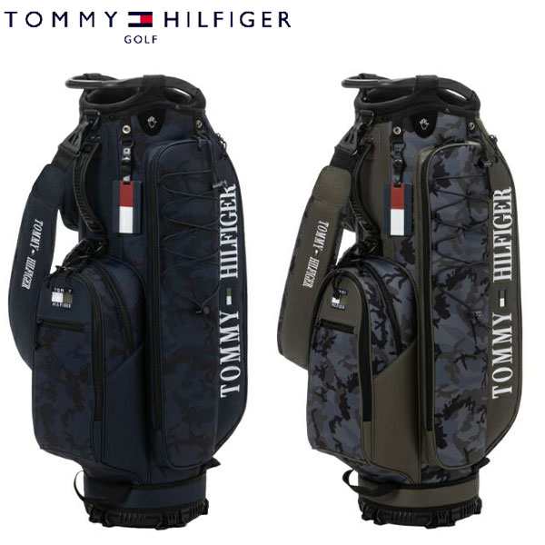 トミーヒルフィガー ゴルフ THMG3FC6 ミリタリー カート キャディバッグ ゴルフバッグ TOMMY HILFIGER【即納】