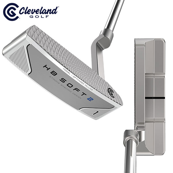 【送料無料】クリーブランド HB SOFT 2 #1 パター オリジナルスチールシャフト【即納】