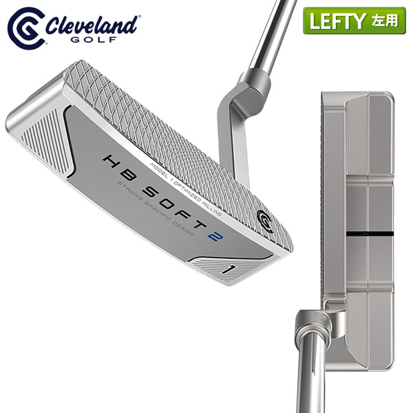 【レフティー/左用/送料無料】クリーブランド HB SOFT 2 #1 パター オリジナルスチールシャフト