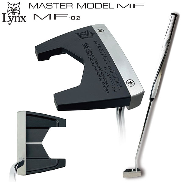 リンクス ゴルフ マスターモデル MF-02 ツノ型 中尺 36インチ パター MASTER MODEL