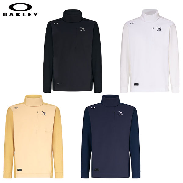 【送料無料】オークリー ゴルフ スカル FOA406959 コンフォタブル 長袖 タートルネック シャツ【即納】の通販は 7,150円