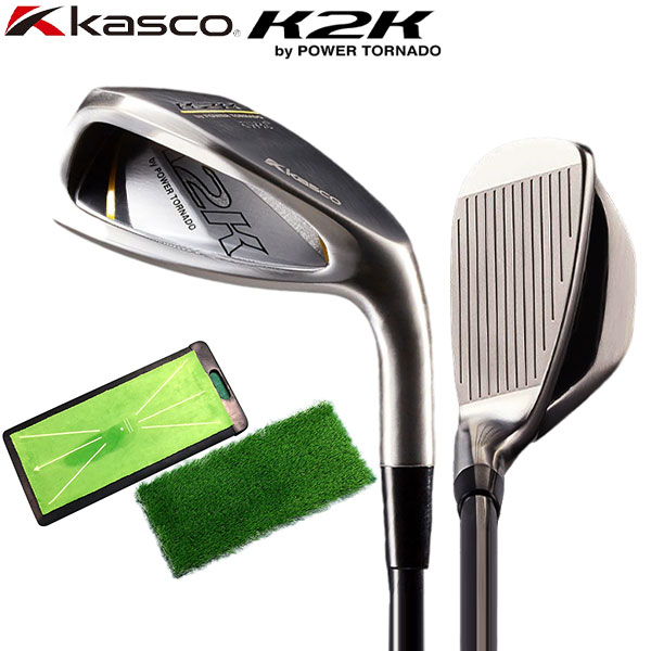 キャスコ ゴルフ K2K チッピングウェッジ チッパー＋トゥルーロール スイング打点チェック スイング練習器具 練習用マット【即納】