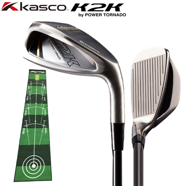 キャスコ ゴルフ K2K チッピングウェッジ チッパー＋トゥルーロール 補助ガイドライン付 全長3m パターマット 円柱形【即納】