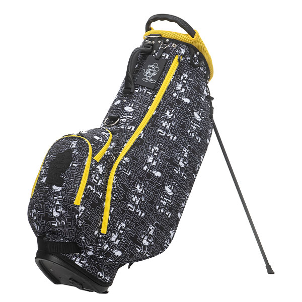 ディズニー XYMG5SC1 モノトーンミッキー スタンド キャディバッグ【即納】