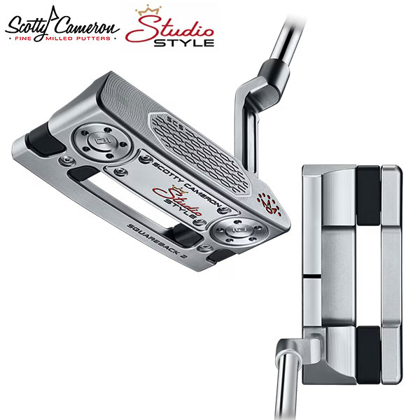タイトリスト スコッティキャメロン スタジオスタイル スクエアバック2 パター【即納】