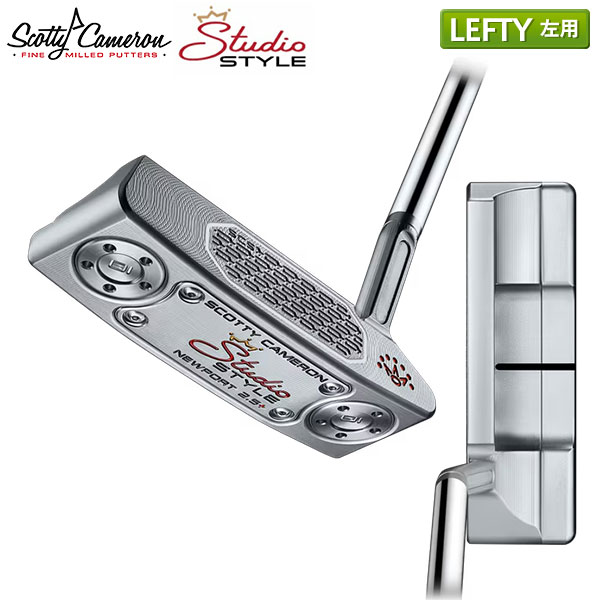 【レフティー/左用】タイトリスト スコッティキャメロン スタジオスタイル ニューポート2.5 プラス パター【即納】