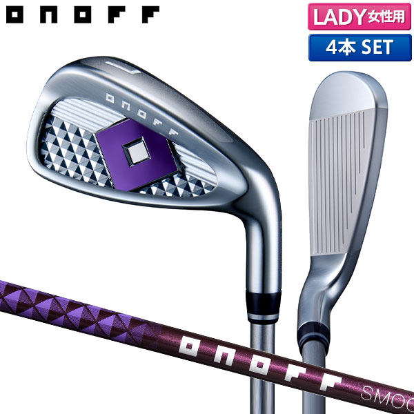 【レディース】オノフ LADY アイアンセット 4本組(7-P) SMOOTH KICK LP-425I カーボンシャフト