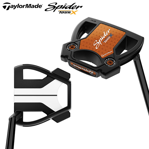 テーラーメイド スパイダー ツアーX スモールスラント トゥルーパス ブラック パター【即納】