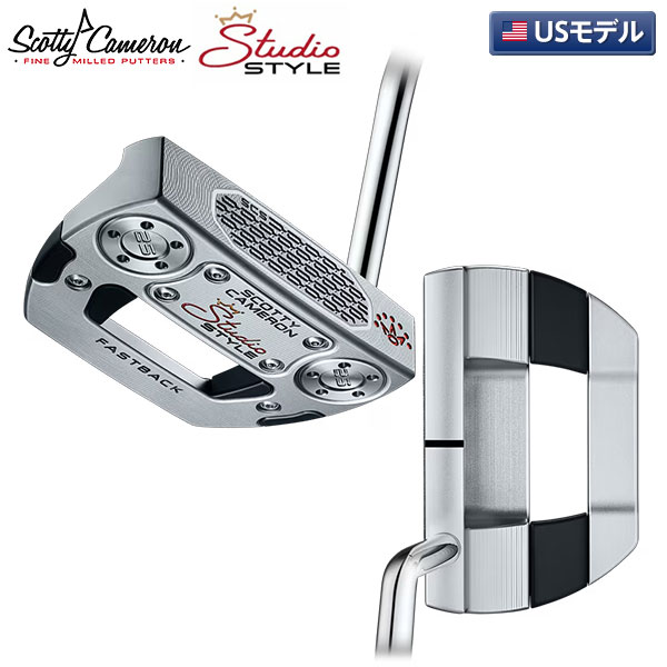 【USモデル】タイトリスト スコッティキャメロン スタジオスタイル ファストバックロング パター【即納】