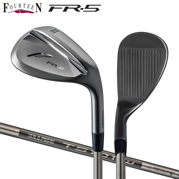 フォーティーン FR-5 ダイヤモンドブラックサテン仕上げ ウェッジ N.S.PRO TS101W-BK スチールシャフト【即納】