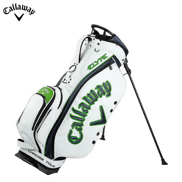 キャロウェイ 5125134 ツアー25 スタンド キャディバッグ ホワイト×グリーン