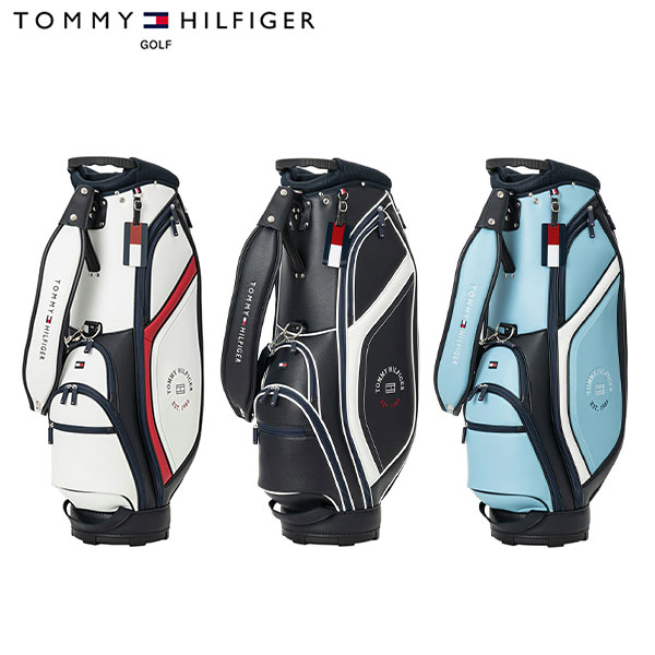 トミーヒルフィガー ゴルフ THMG5FC3 フラッグロゴ カート キャディバッグ【即納】
