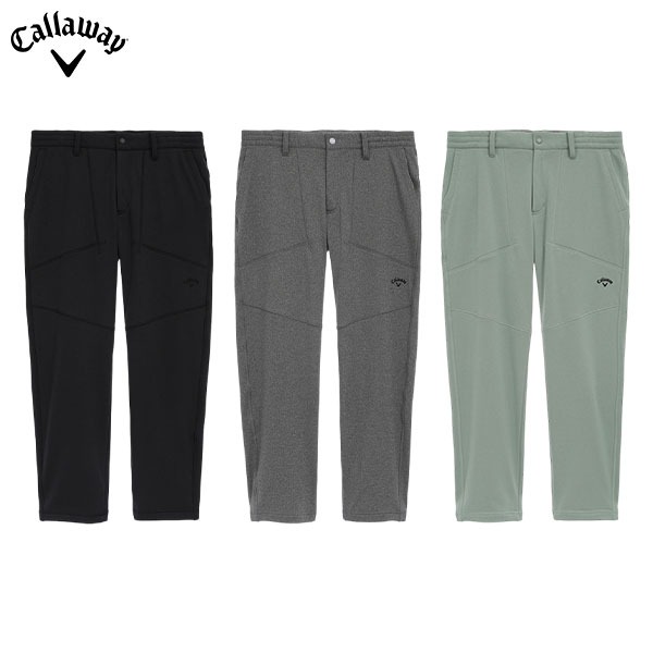 【送料無料】キャロウェイ C25226111 バックグリッド 裏起毛 ジョガー ロング パンツ【即納】