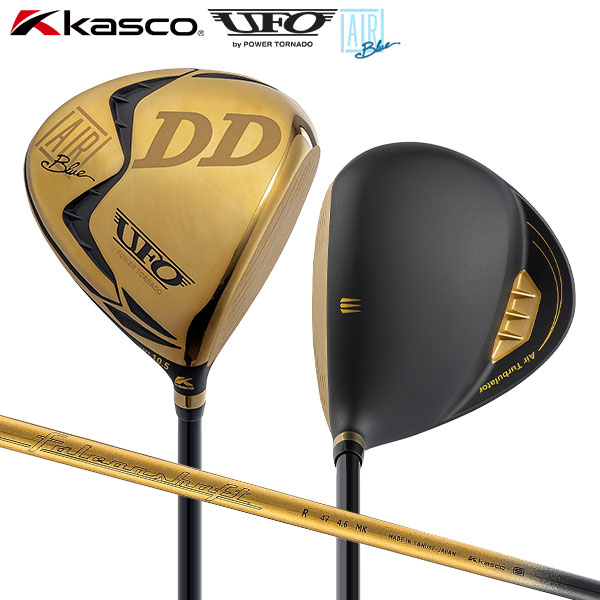 キャスコ ゴルフ UFO AIR DD by POWER TORNADO ゴールド仕様 ドライバー Falcon shaft AIR カーボンシャフト【即納】