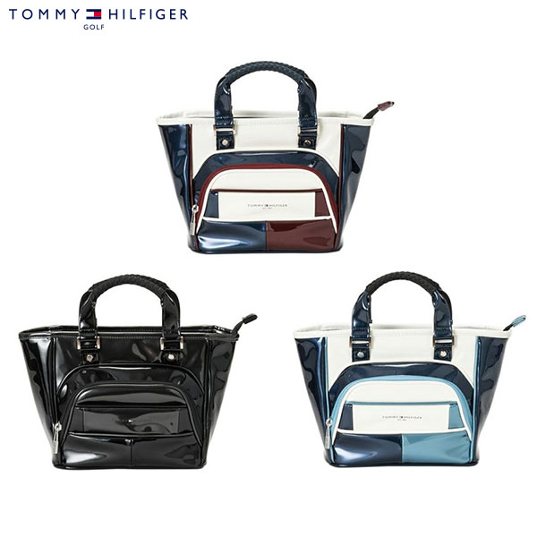 トミーヒルフィガー THMG5FT1 エナメルスポーツ ラウンドバッグ【即納】
