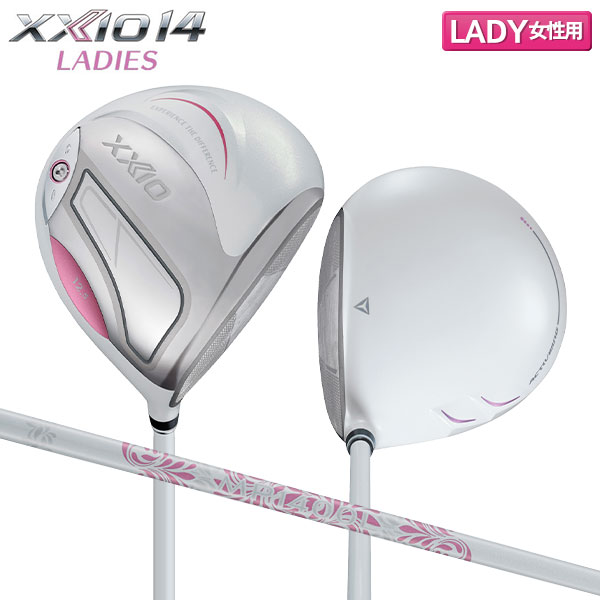 【レディース】ダンロップ ゼクシオ14 ドライバー ゼクシオ MP1400L カーボンシャフト ホワイト【即納】