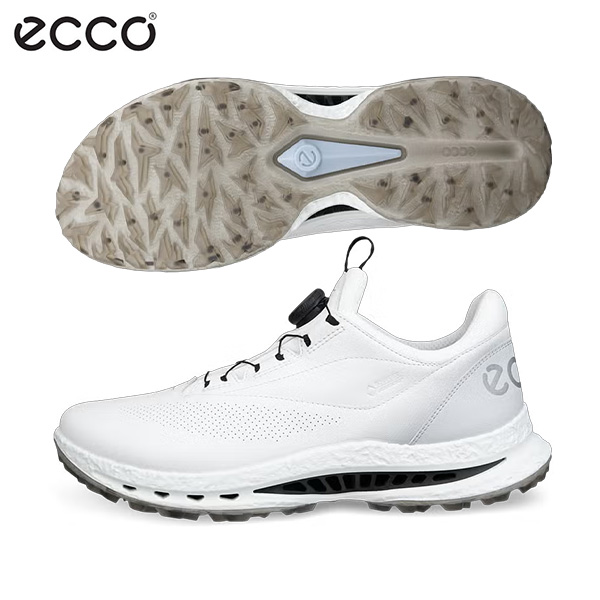 エコー BIOM C5 ボア EG132614 スパイクレス ゴルフシューズ WHITE×WHITE(50874)【即納】