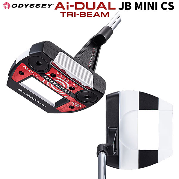 オデッセイ Ai-DUAL TRI-BEAM JAILBIRD MINI CS パター【即納】