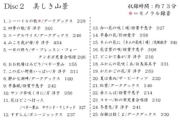 キングレコード 山の歌ベスト (全145曲CD6枚組 別冊歌詞集付き