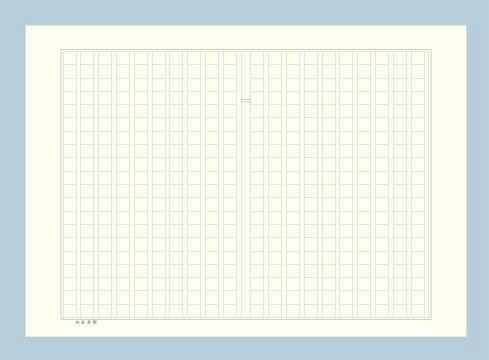 綺麗な原稿 用紙 フリー 素材 ただぬりえ