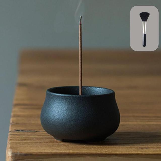 Nannlia お香立て 香炉 おしゃれ ミニ仏壇 陶器 線香立て お香置き