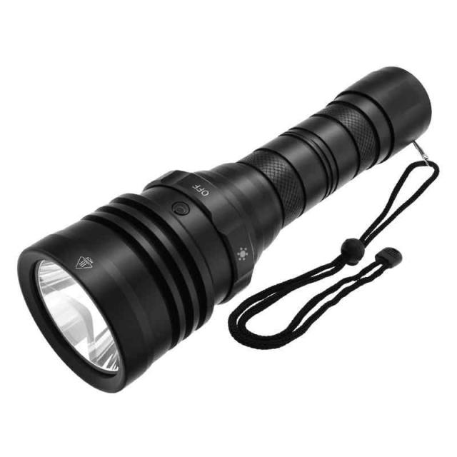 SecurityIng ダイビングライト 1800ルーメン 水中100M 水中ライト 充電式 LED ダイビング懐中電灯 IPX8防水 磁気スイッチ 5つ調光モード 内蔵4500mAhバッテリー スキューバダイビング・ナイトダイビングに最適