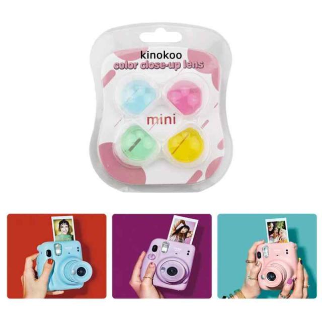 kinokoo Fujifilm チェキ instax mini 11専用カラー接写レンズ kinokoo Fujifilm チェキ instax mini 11専用カラー接写レンズ