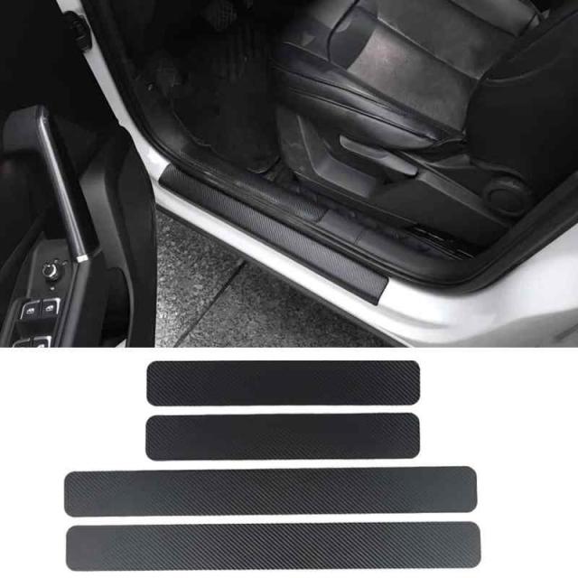 【4PCS】マツダ 新型CX-60 KH系 KH5P/KH3P/KH3R3P 2022~ マツダ CX-30 DM系 2019~ サイドステップガード ドアガード プロテクター ステッカー カバー スカッフプレート 車用ドアモール サイドモール 汚れ防止 