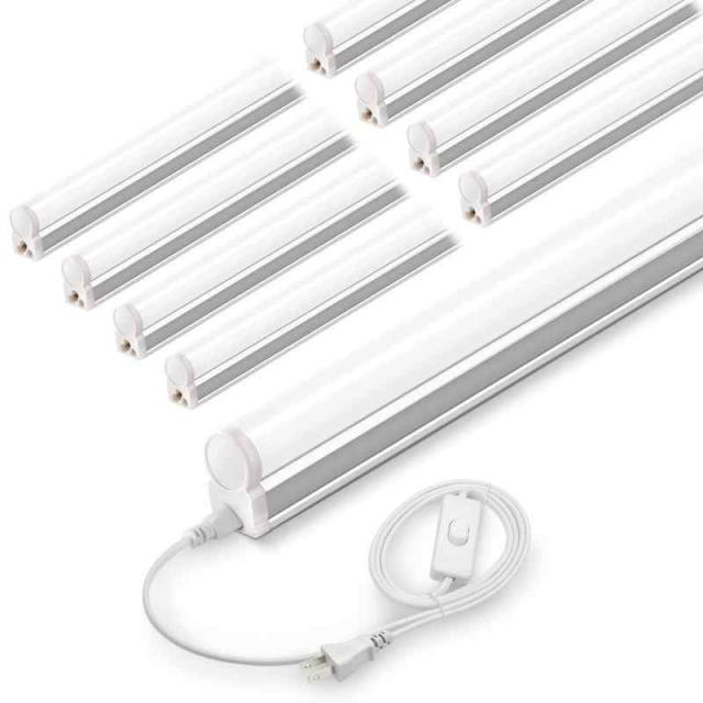 Barrina Led T5 統合 シングル フィクスチャ 120cm (6500K, 8個)