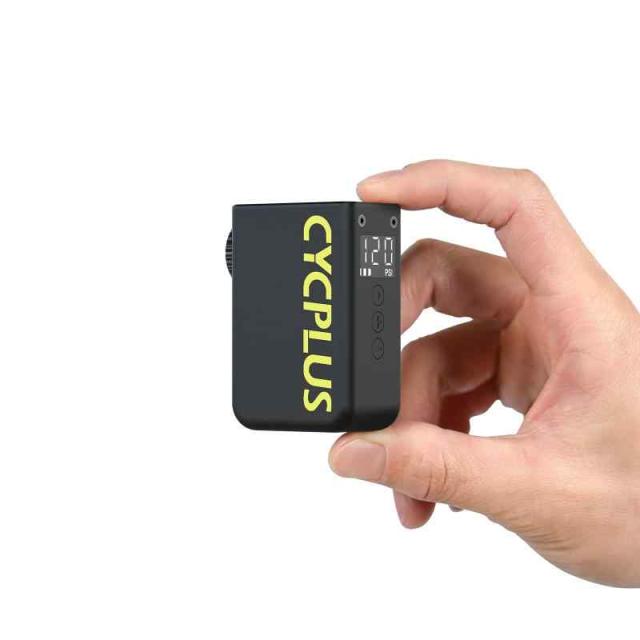 CYCPLUS 空気入れ 自転車 AS2 Ultra 120PSI電動空気入れ気圧表示自転車エアポンプ 携帯電動ポンプ 自動停止、エアーホース付き、マウンテンバイク、ロードバイク用