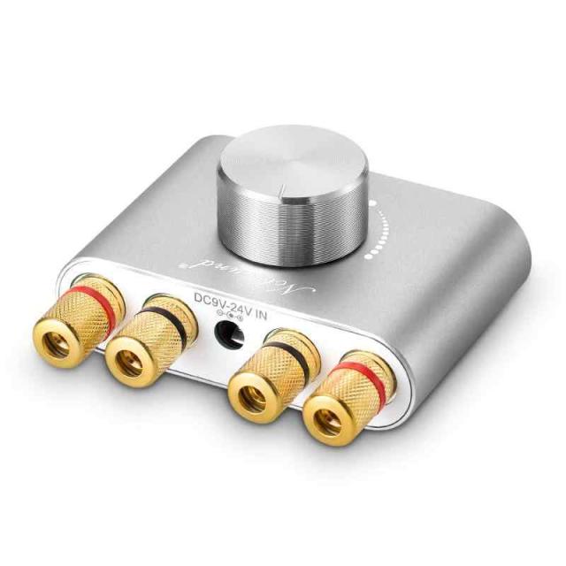 2020 Nobsound NS-01G Pro パワーアンプ bluetooth 5.0 100W アンプ スピーカー HiFi オーディオ 電源付き (シルバー)