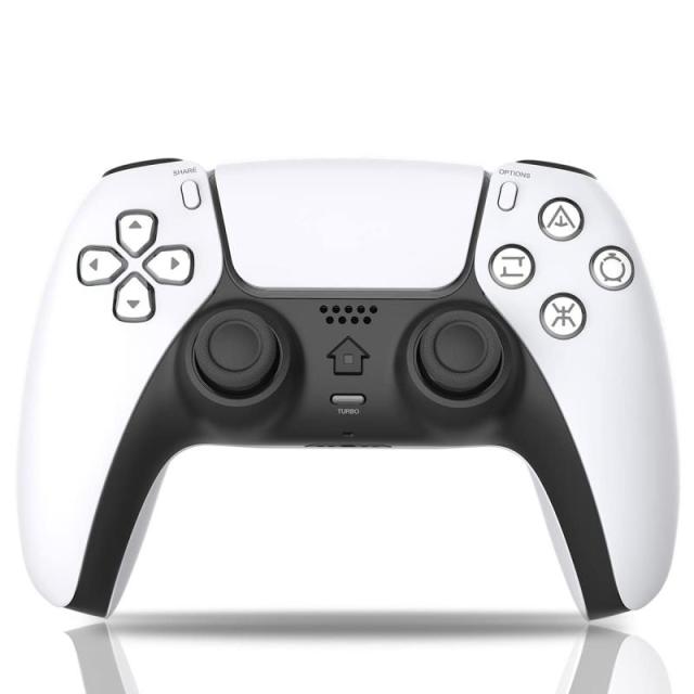 PS4コントローラー 【Newluck 2024年最先行】 ps4 コントローラー Bluetooth 無線接続 800mAh大容量バッテリー 10-14時間連続使用 重力感応 6核振動機能 連射Turbo機能 ピンホールリセット機能 ワイヤレス4コントロの通販は 5,344円