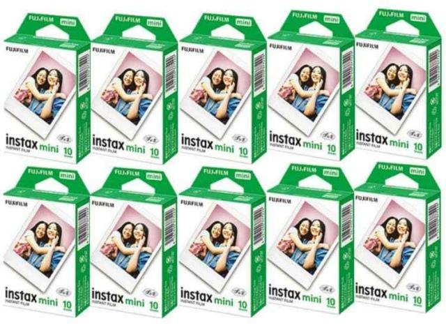 富士フイルム チェキ インスタントカラーフィルム instax mini 1パック×10（100枚分）の通販は
