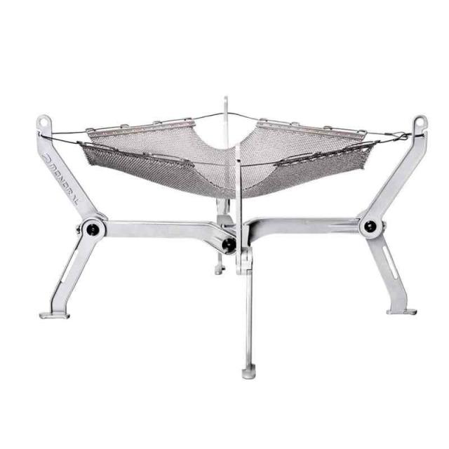 MONORAL (モノラル) コンパクト メッシュ 焚き火台 ワイヤフレーム ソリッド (耐荷重10kg) ステンレスメッシュ仕様 MT-0110 (Medium)の通販は