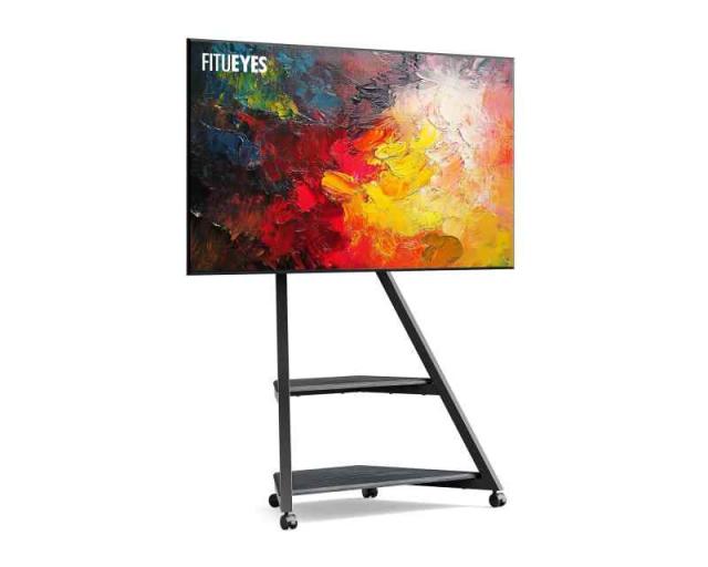 FITUEYES テレビスタンド イーゼルテレビスタンド エッフェルシリーズ タワースタンド 45〜75インチ (ブラック)の通販は 26,125円