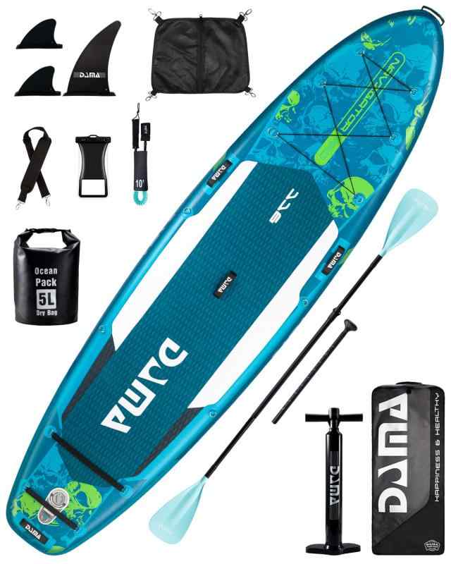 DAMA エクストラワイド インフレータブル サップ ボード 電動ポンプ付き