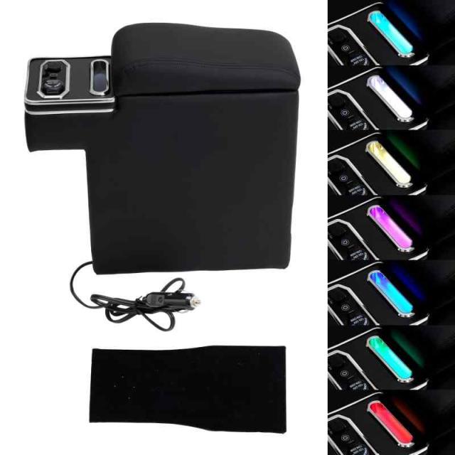 LIMSTYLE トヨタ プロボックス サクシード ガソリン ハイブリット 160系 アームレスト コンソールボックス (ブラック)の通販は